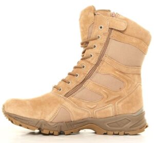 Tan Zipper Boots