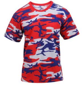 Rothco Red-White-Blue Camo T-Shirt